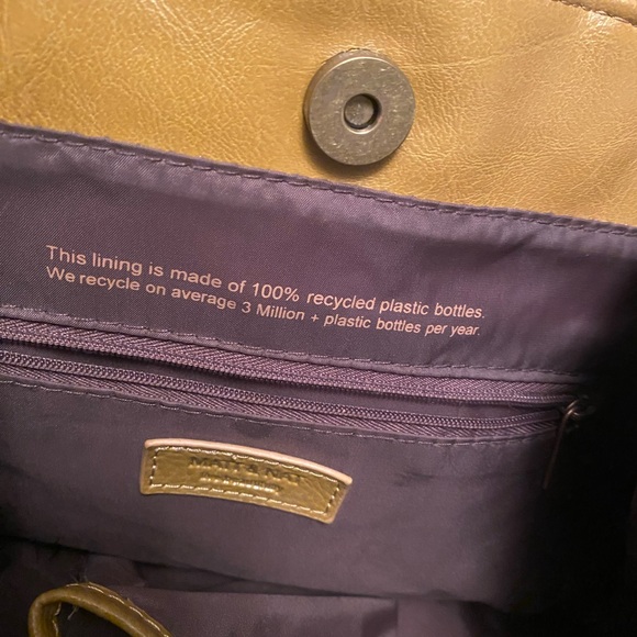 Mat and Nat butter yellow knapsack - Picture 2 of 4